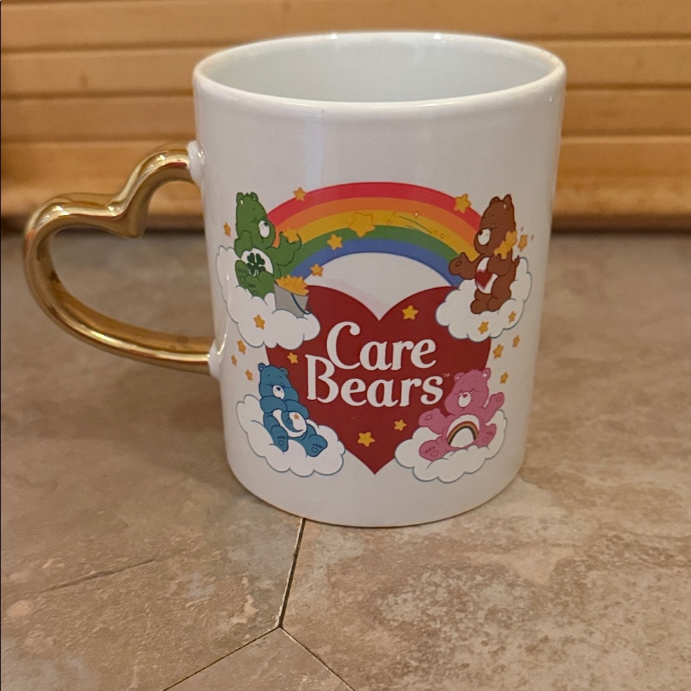 Care Bears Mug with Gold Handle